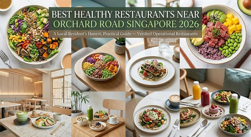 Best Healthy Restaurants near Orchard Road Singapore 2026