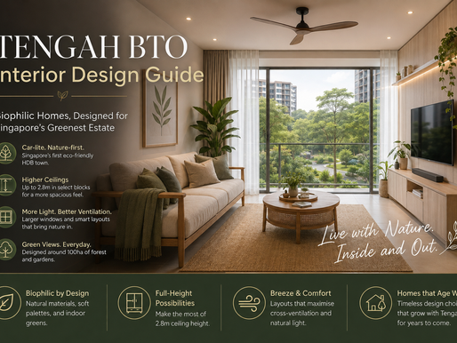 Tengah BTO Interior Design Singapore: What Homeowners Need to Know