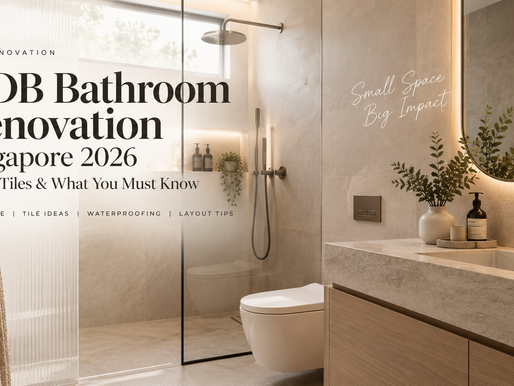 HDB Bathroom Renovation Singapore 2026: Costs, Tiles & What You Must Know