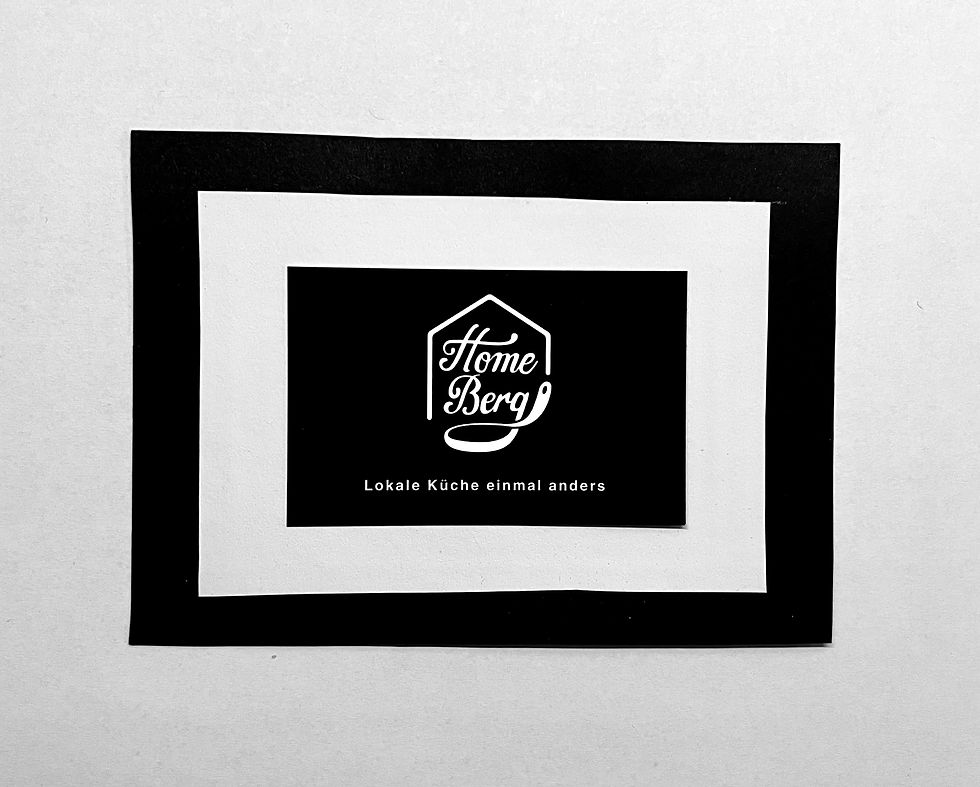 Close-up of a restaurant gift voucher with elegant design