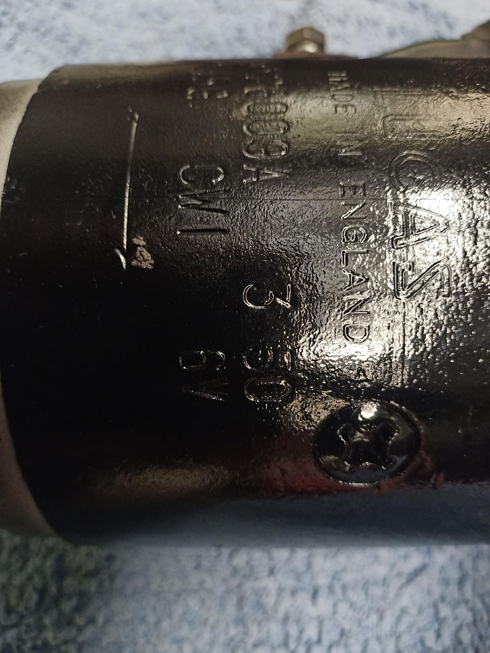 Thumbnail: Lucas M45G 6 Volt Starter Motor (rebuilt) for early Ford Side Valve 4