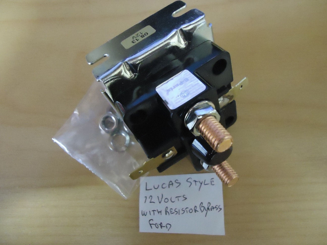 Starter Solenoid Lucas Square with resistor bypass