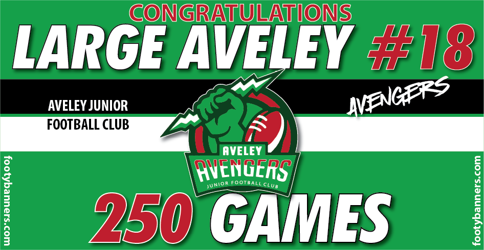Aveley Avengers Junior Football Banners