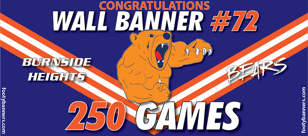 Thumbnail: Burnside Heights Bears Football Banners