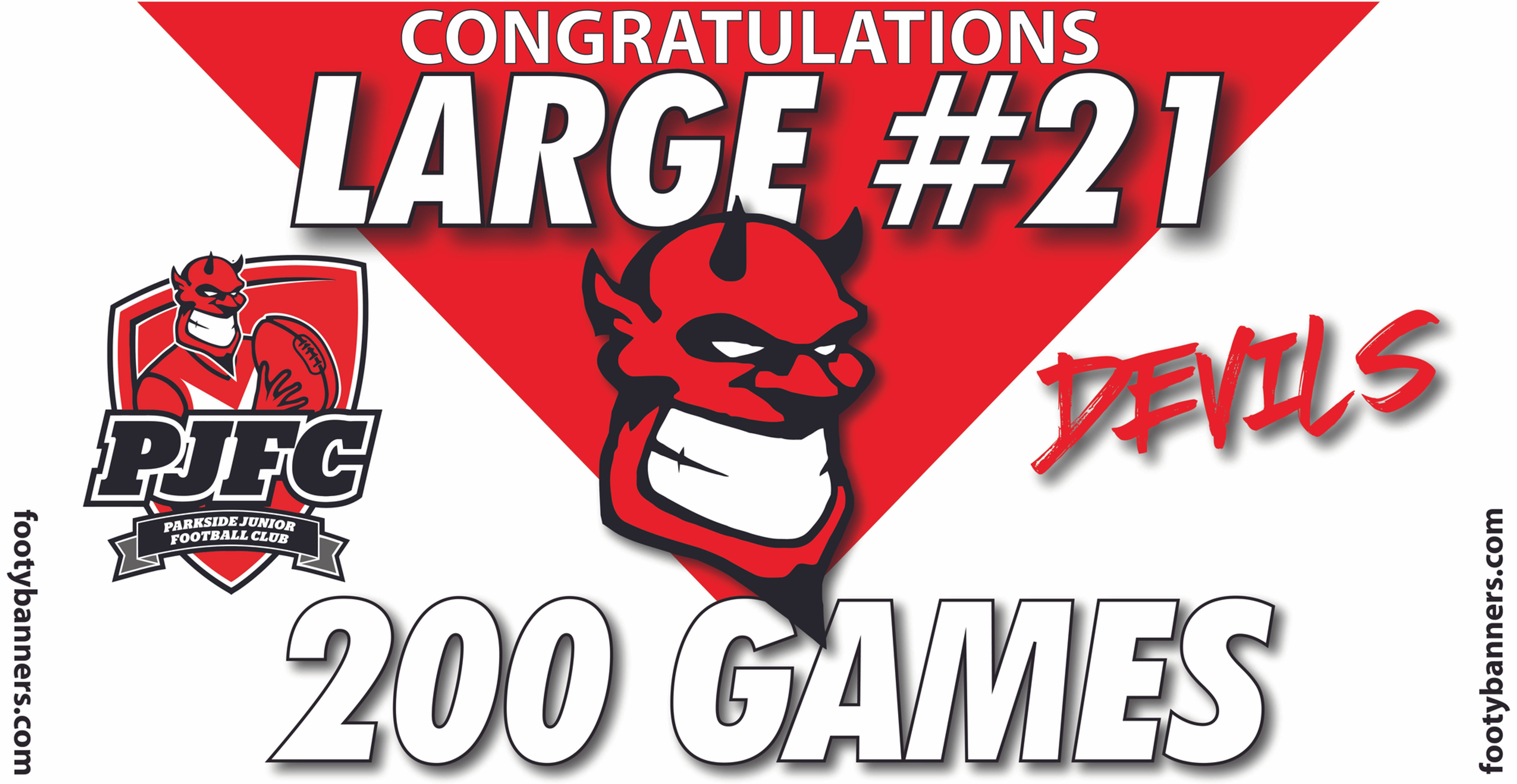 Parkside Junior Football Banners