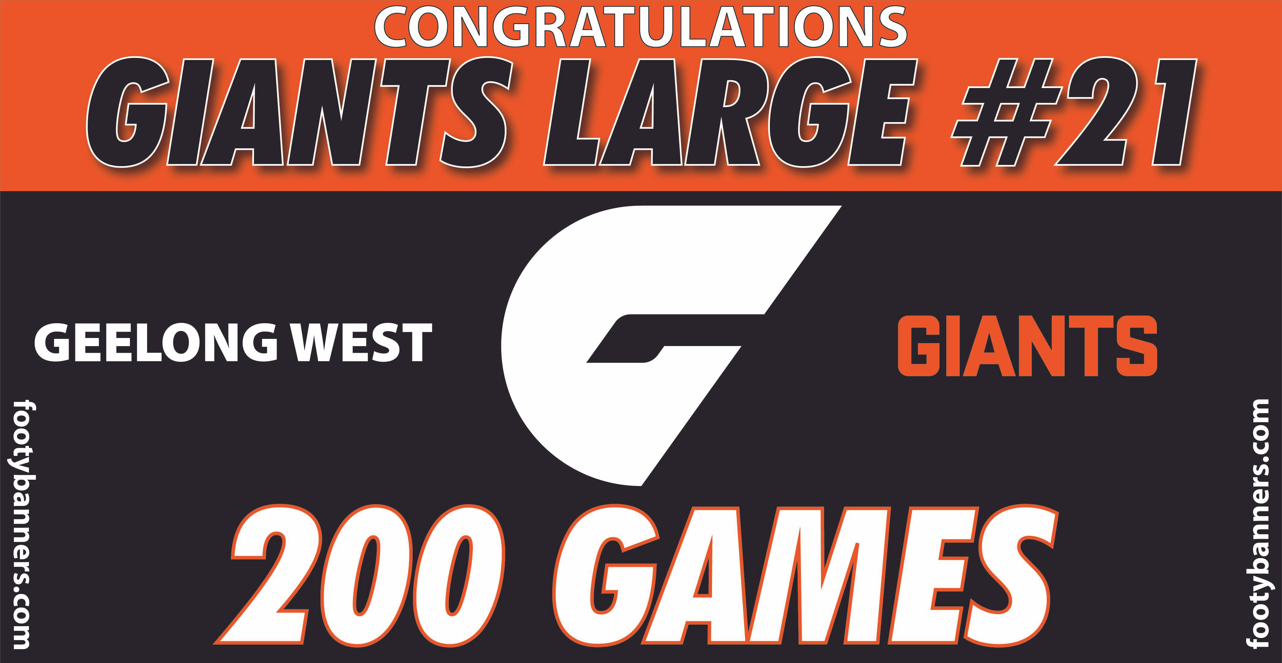 Geelong West Giants Football Banners