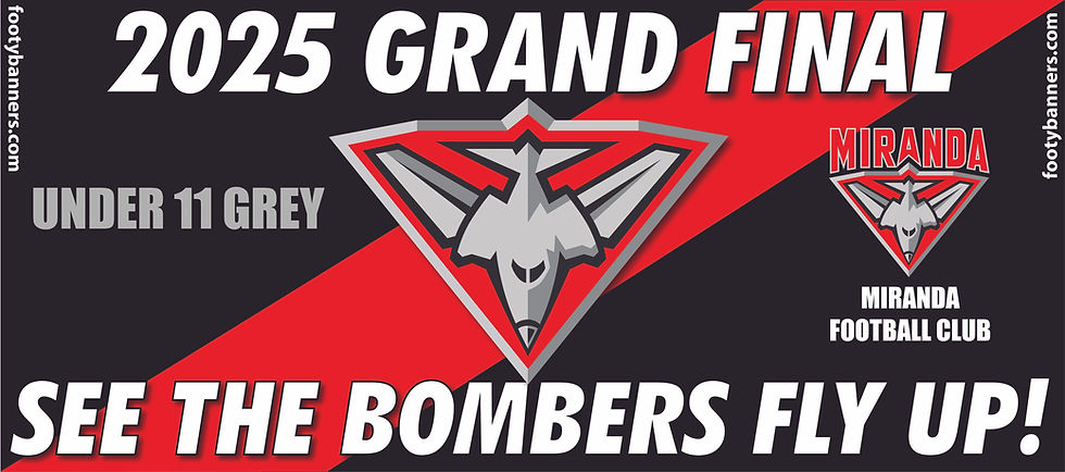 Thumbnail: Miranda Bombers Football Banners