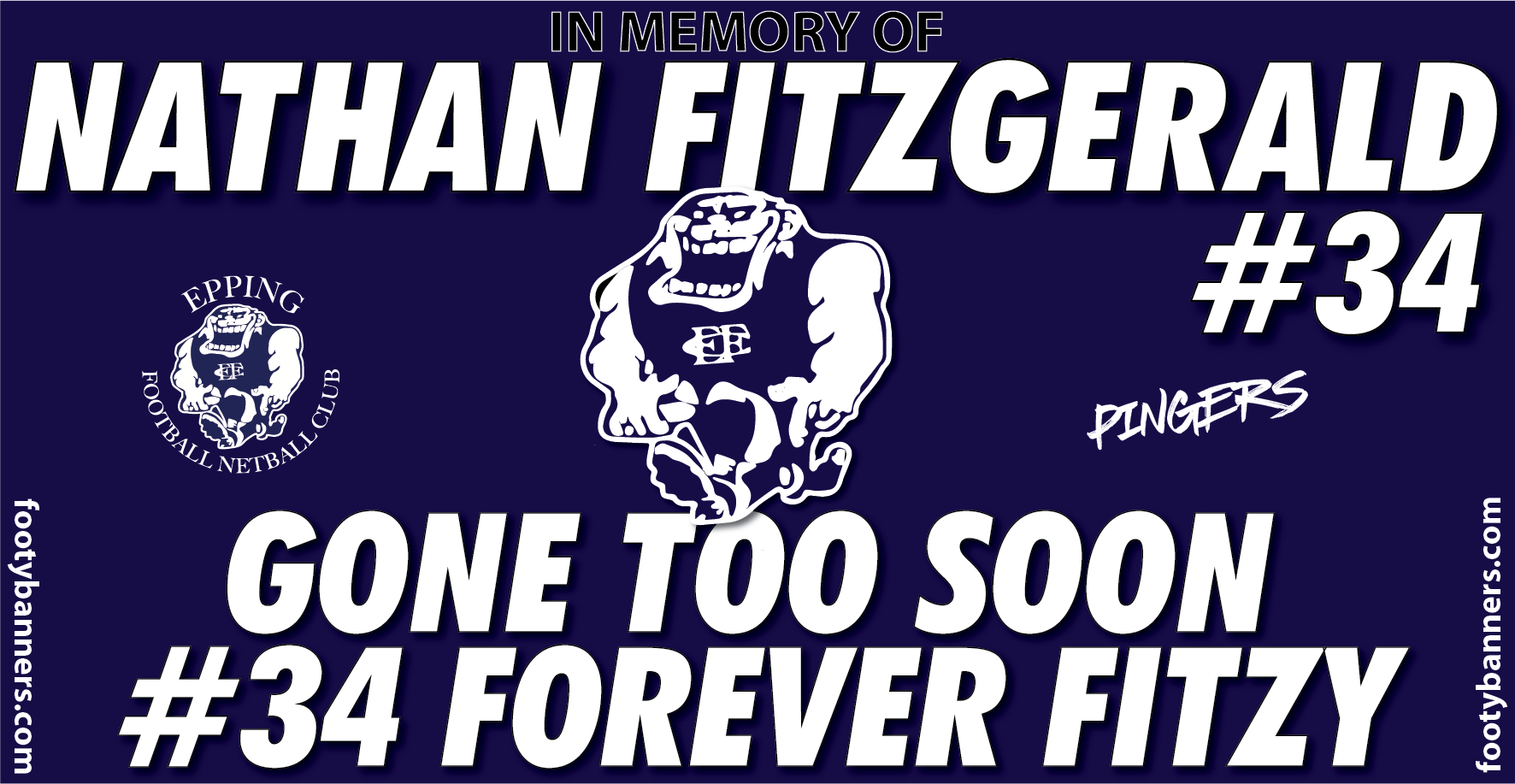 Nathan Fitzgerald Memorial Banner