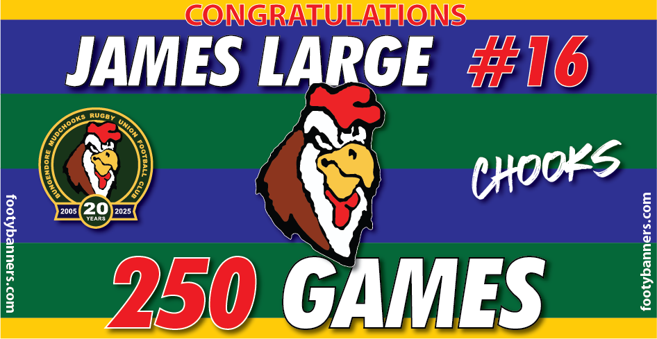 Bungendore Mudchooks Rugby Football Banners