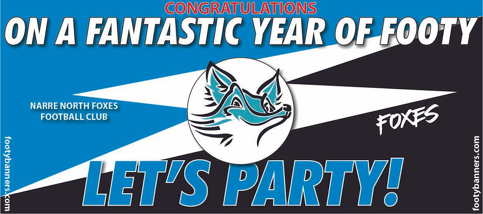 Thumbnail: Narre North Foxes Football Banners