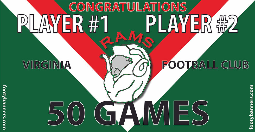Thumbnail: Virginia Rams Football Banners