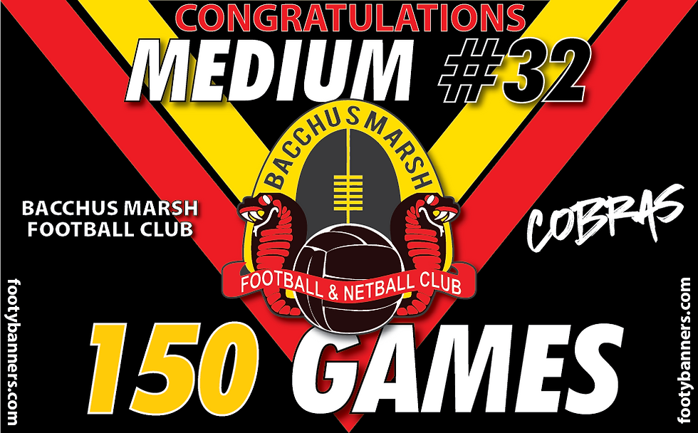 Thumbnail: Bacchus Marsh Cobras Football Banners