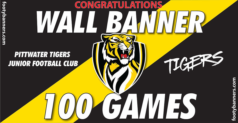 Thumbnail: Pittwater Tigers Junior Football Banners