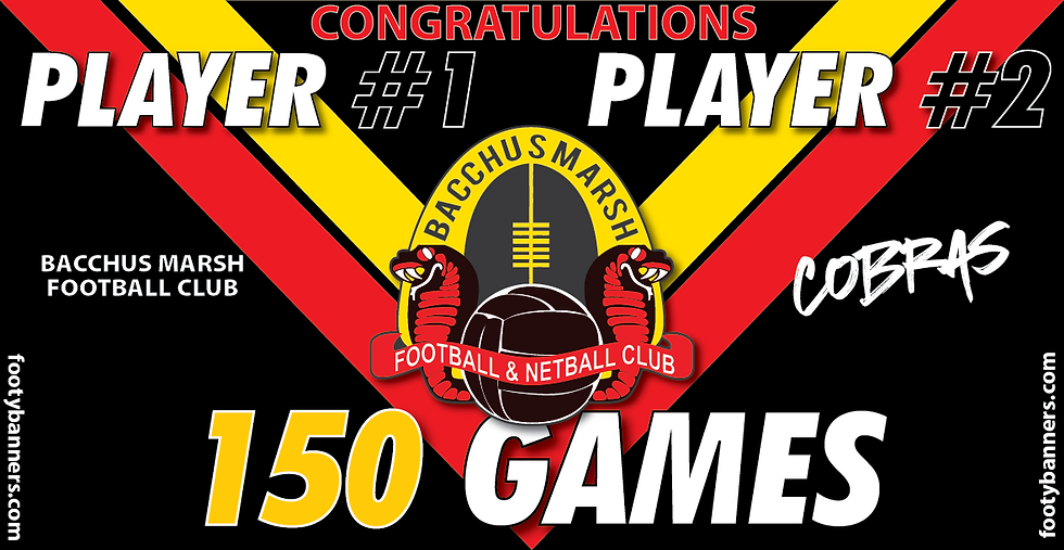 Thumbnail: Bacchus Marsh Cobras Football Banners