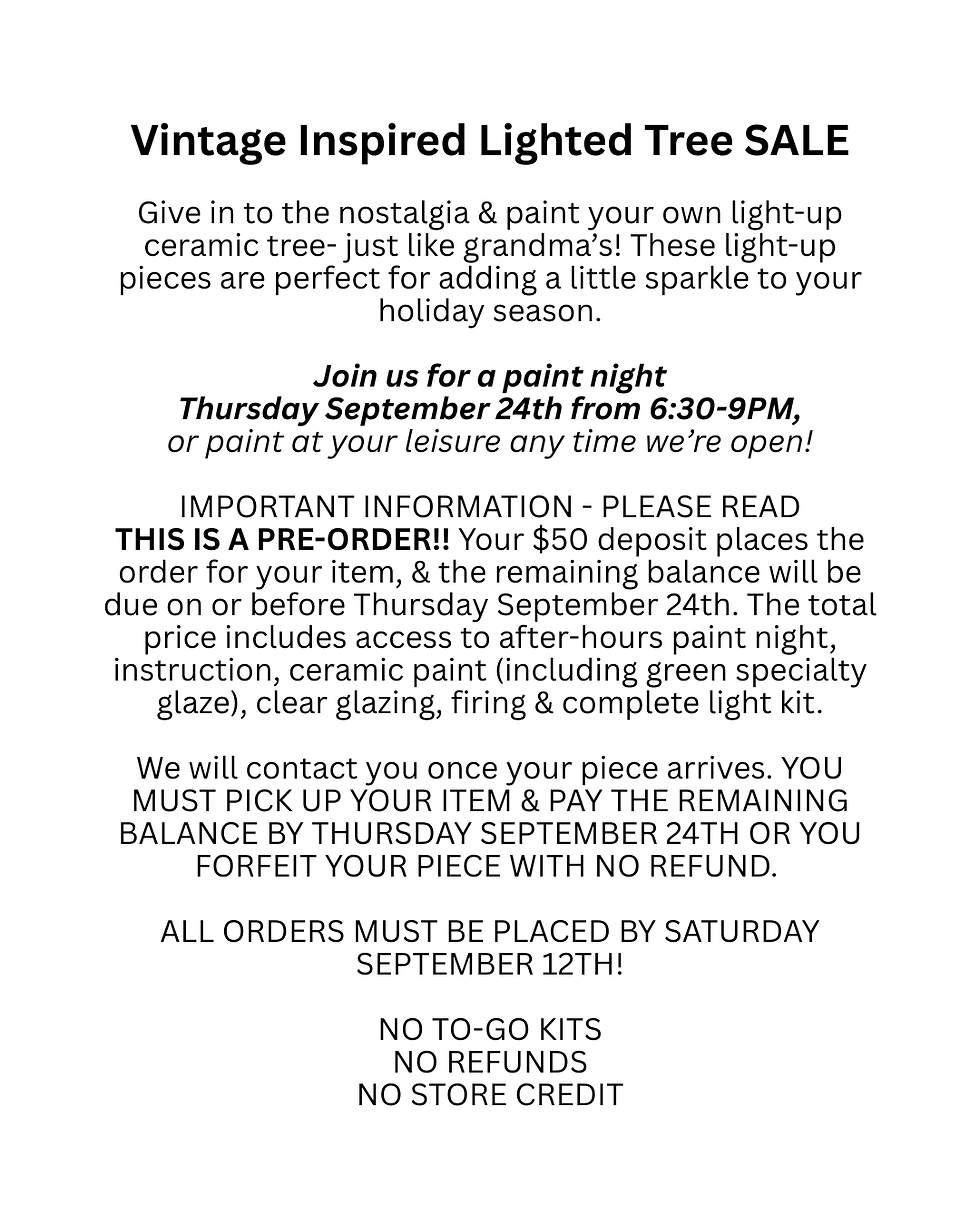 Thumbnail: Lighted Tree Pre-Sale