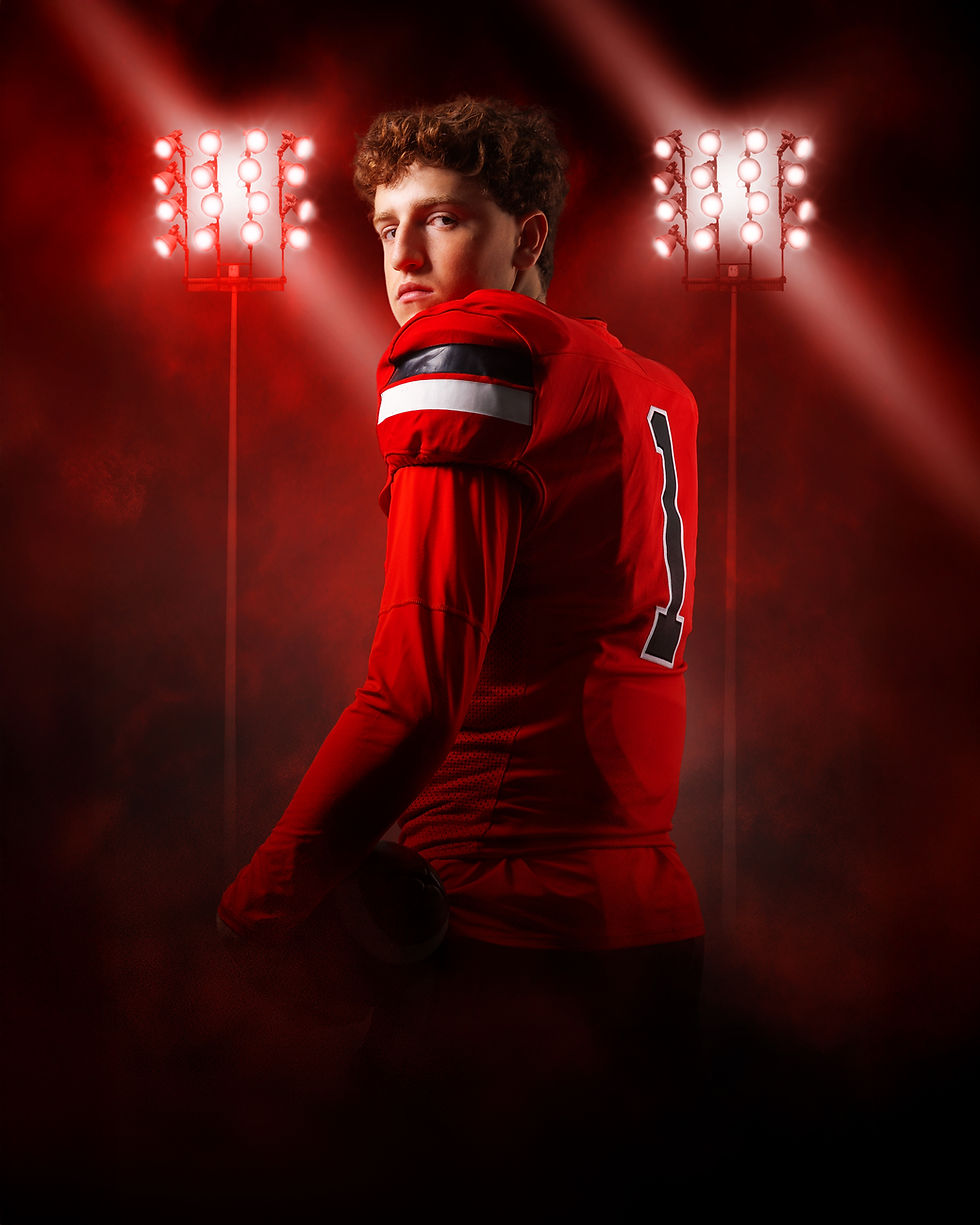 studio sports senior pictures