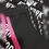 Miniatura: BABUCHA NEGRA Y FUCSIA 26510