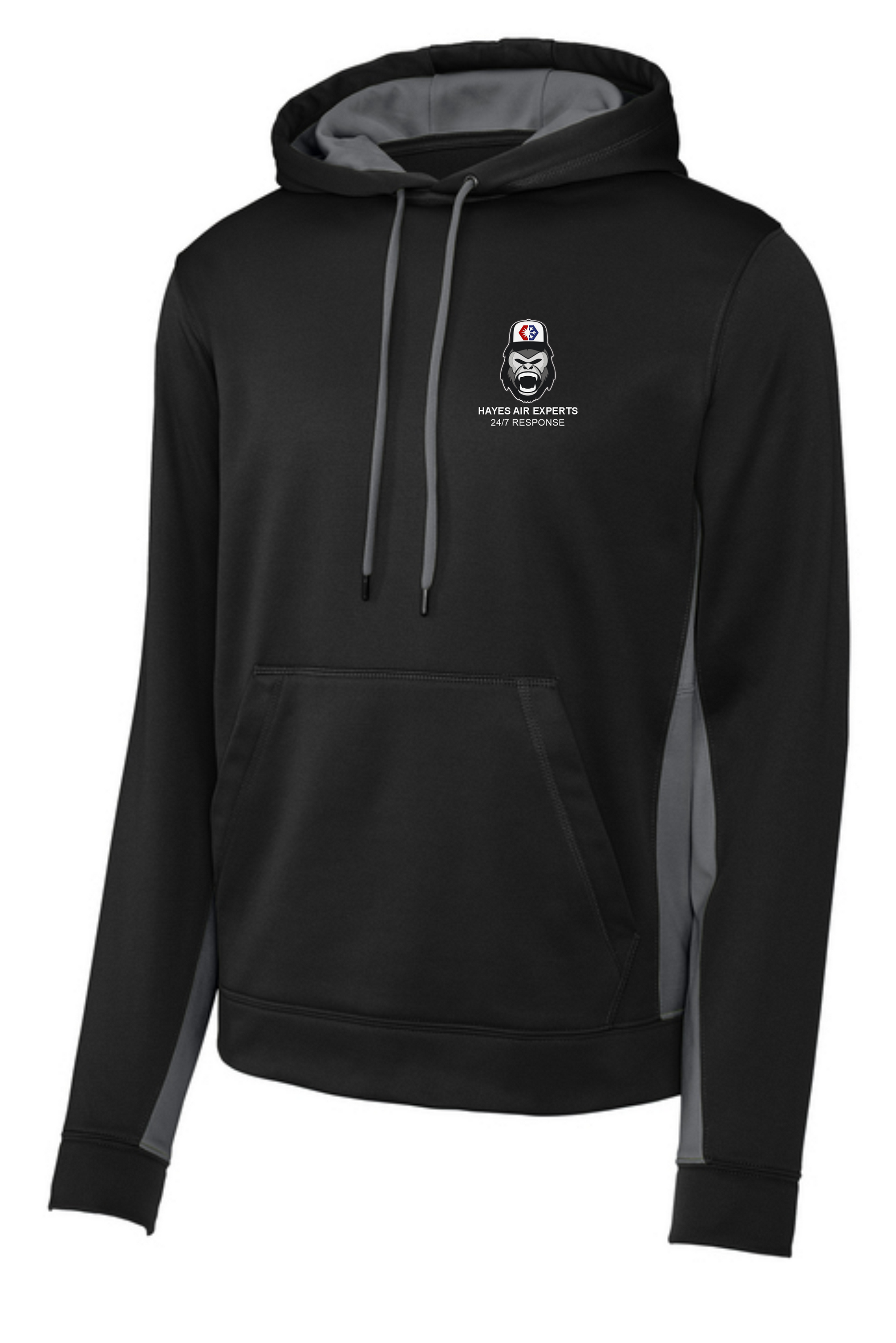 Premium Black Dri-fit Hoodie