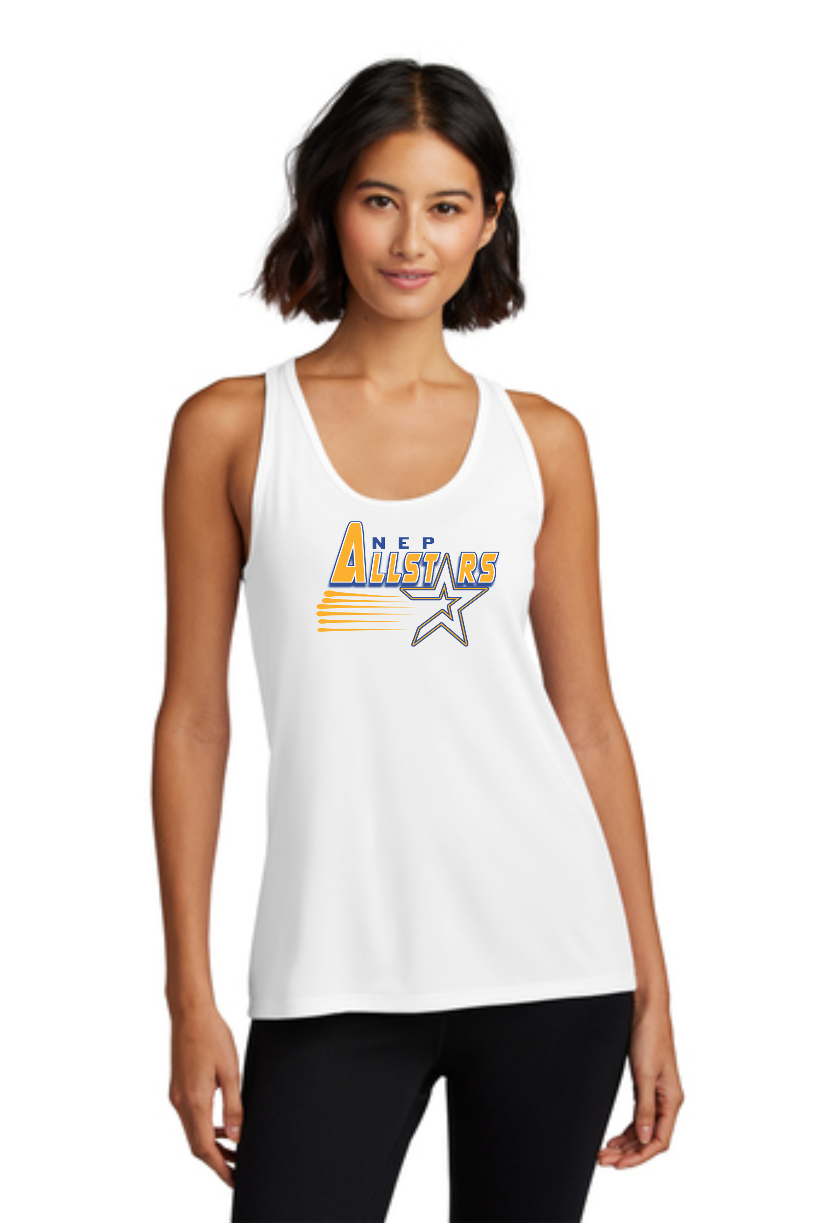 NEP 12U Softball Dryfit Racerback Tank- White