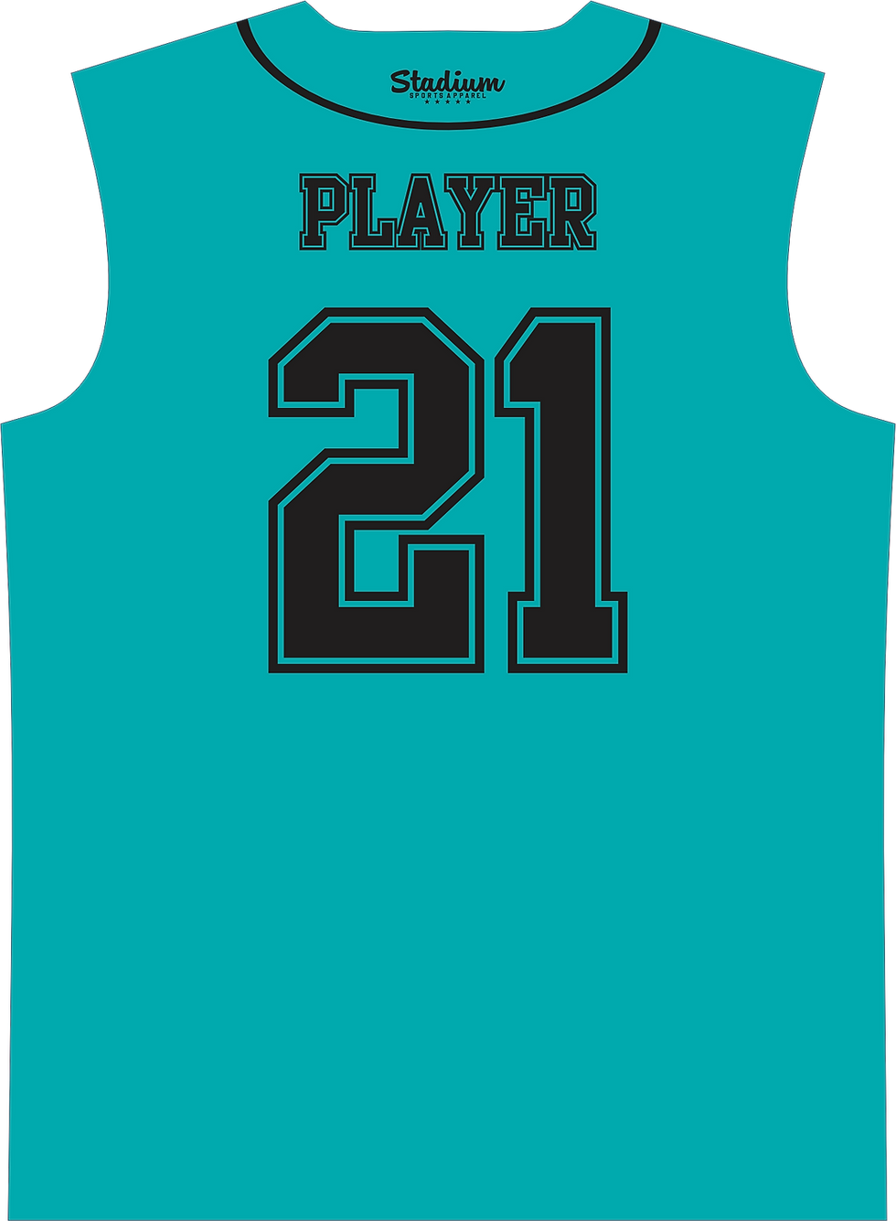 Thumbnail: Invaders Teal Full Button Jersey