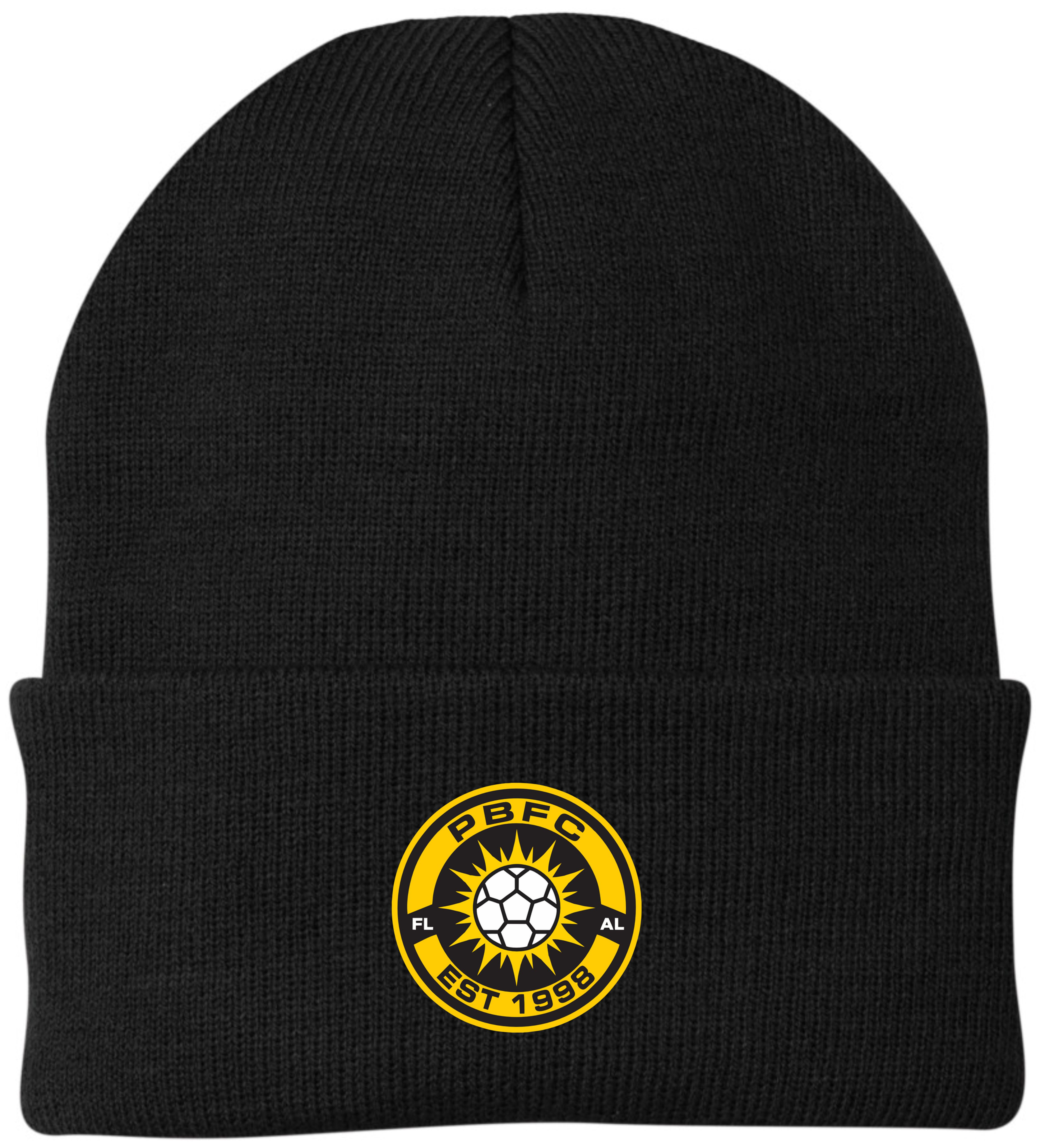 PBFC Black Knit Beanie