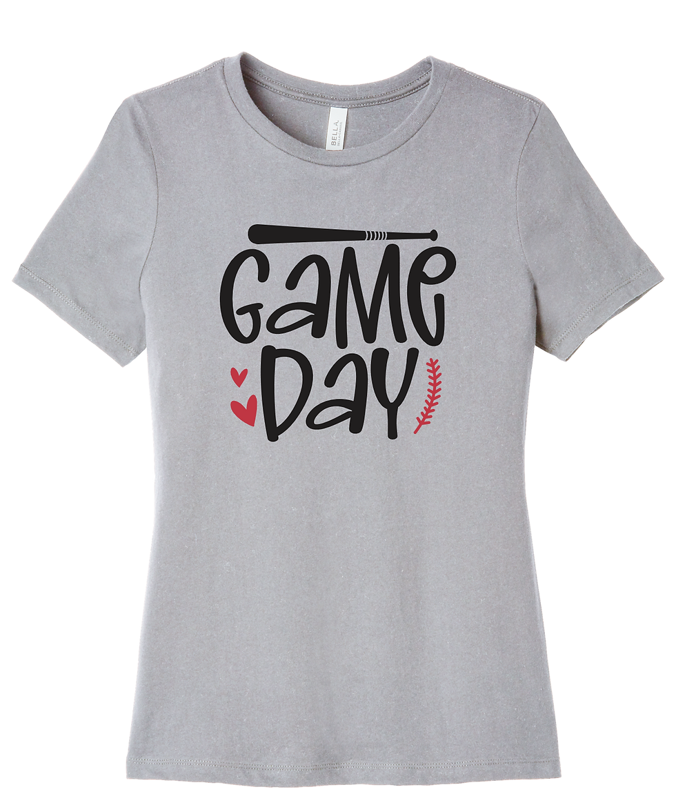 Thumbnail: Game Day Baseball Ladies T-shirt