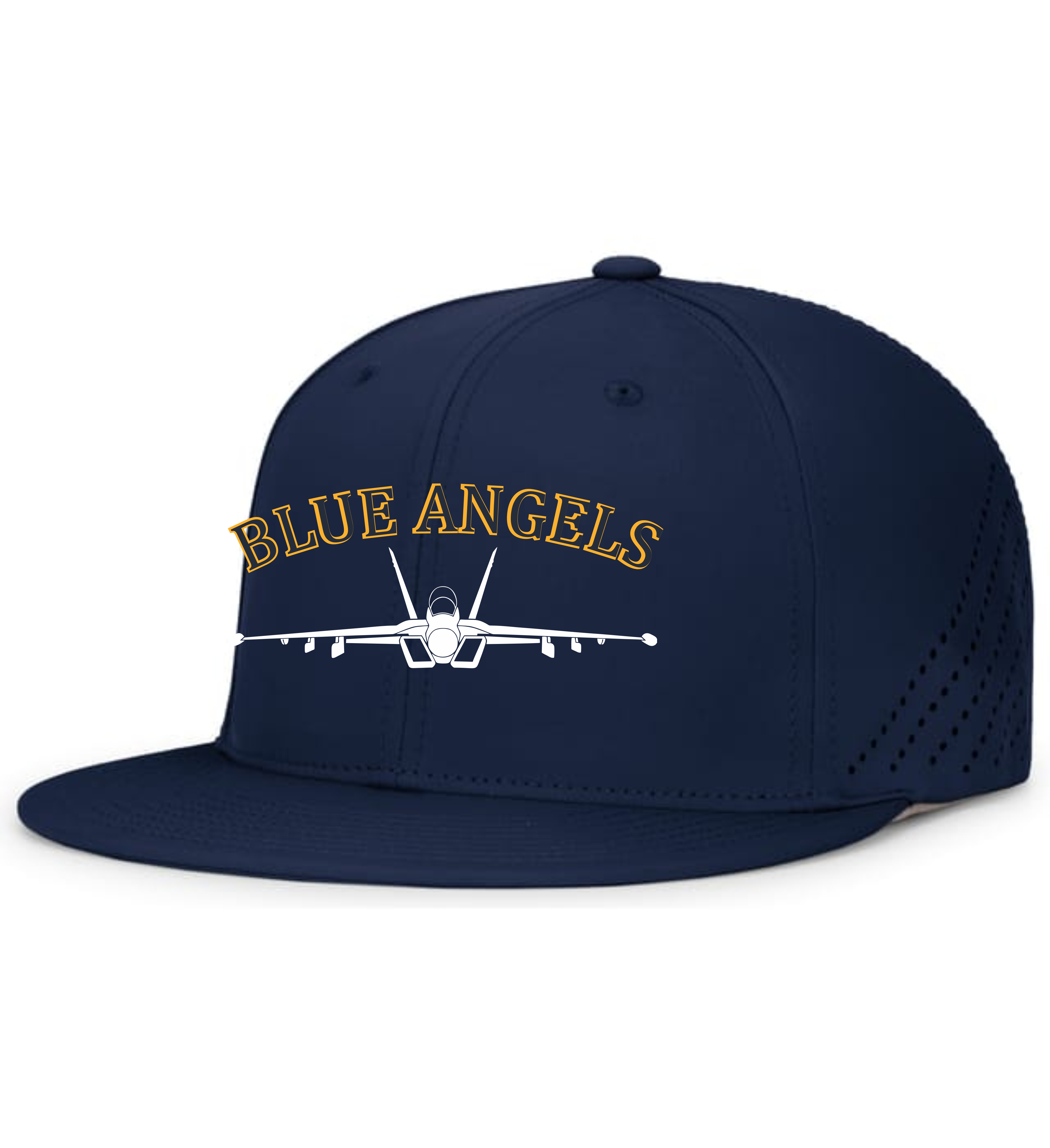 Blue Angels Flatbill Flexfit Hat