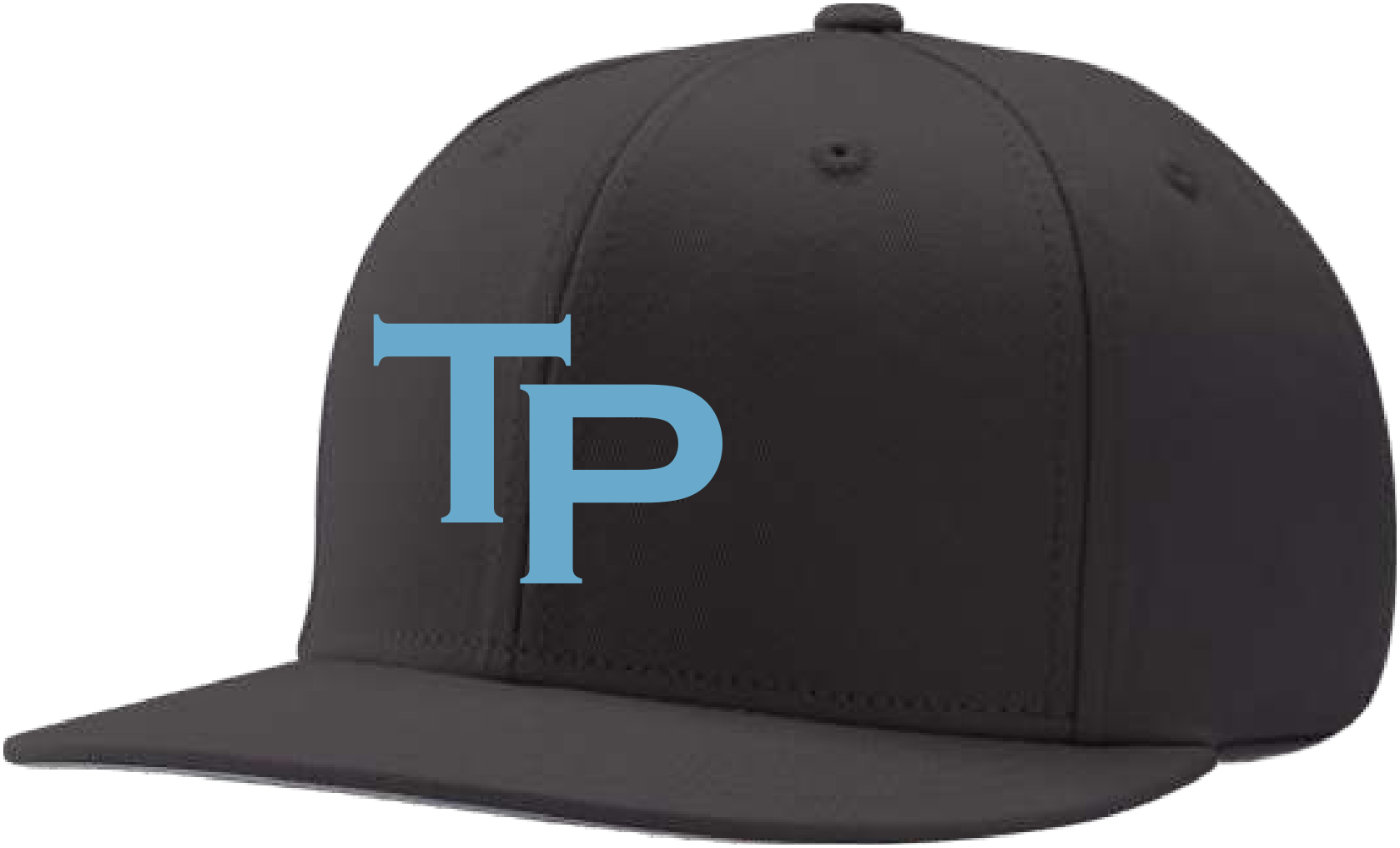 Tiger Point Snapback - Black and Light Blue