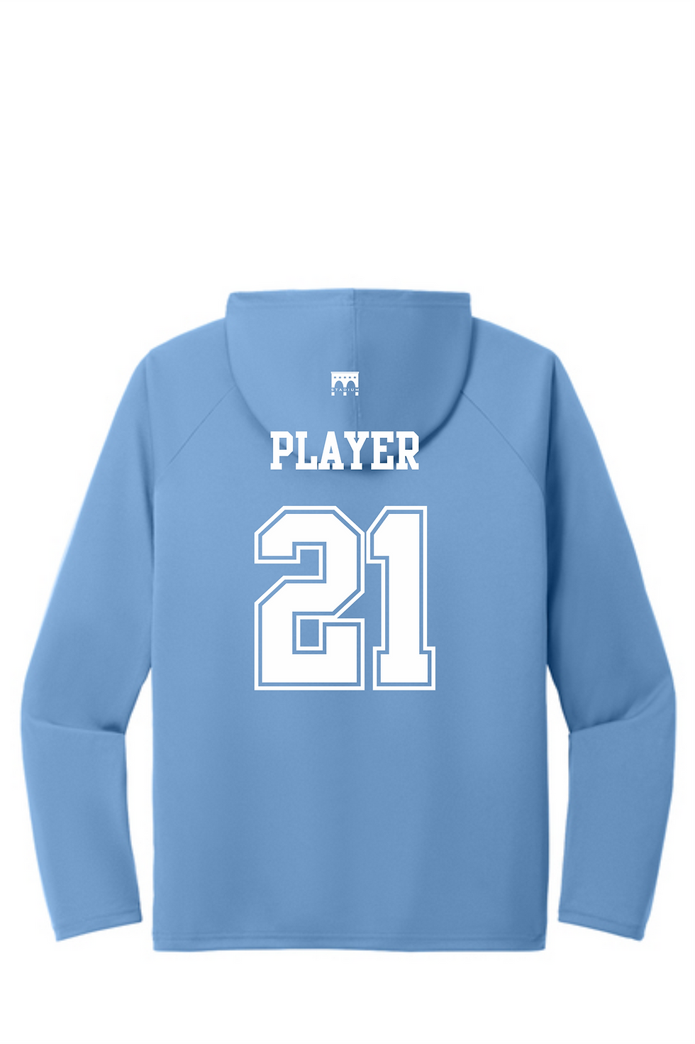 Thumbnail: Future 1's Long Sleeve Hooded Dryfit Shirt Light Blue
