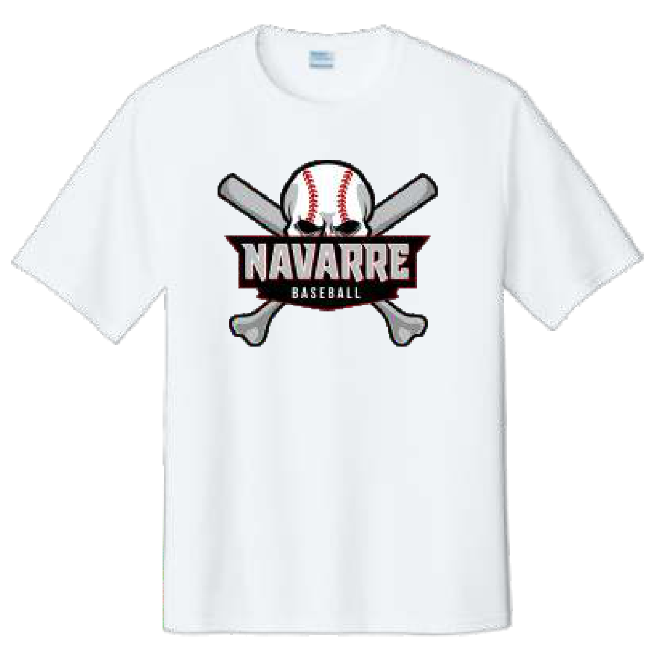 Navarre Baseball Dri Fit T-Shirt - White