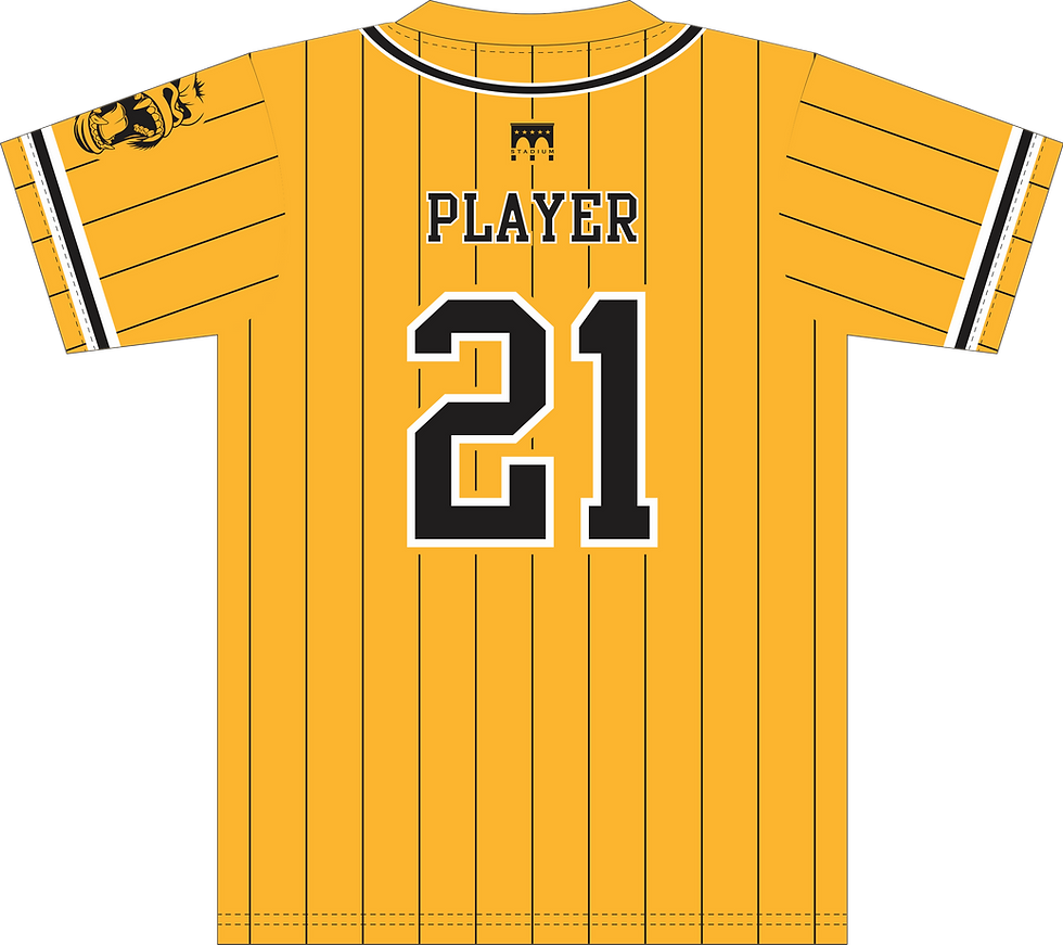Thumbnail: Gorillas 2 Button Jersey - Gold