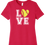 Thumbnail: LOVE Ladies Softball T-shirt