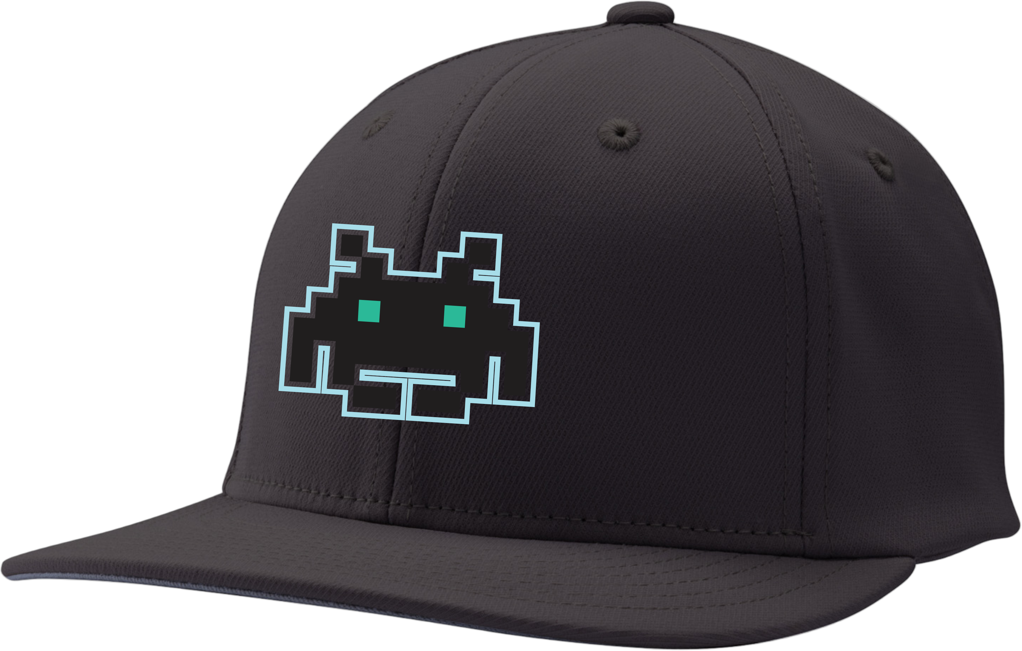 Invaders Black Flexfit Fitted Hat