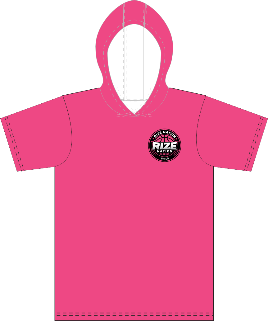 Rize Nation Short Sleeve Hoodie Girls