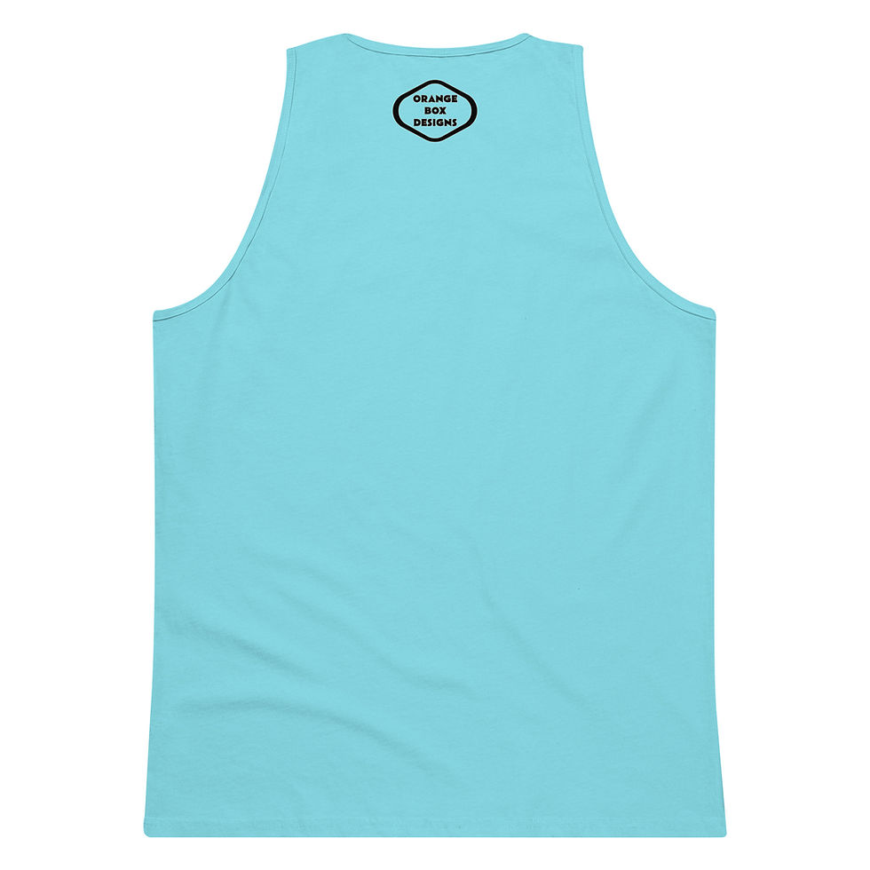 Thumbnail: Back of aqua Baja Bound tank top