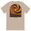 Thumbnail: back of tan t shirt with ripcurl print