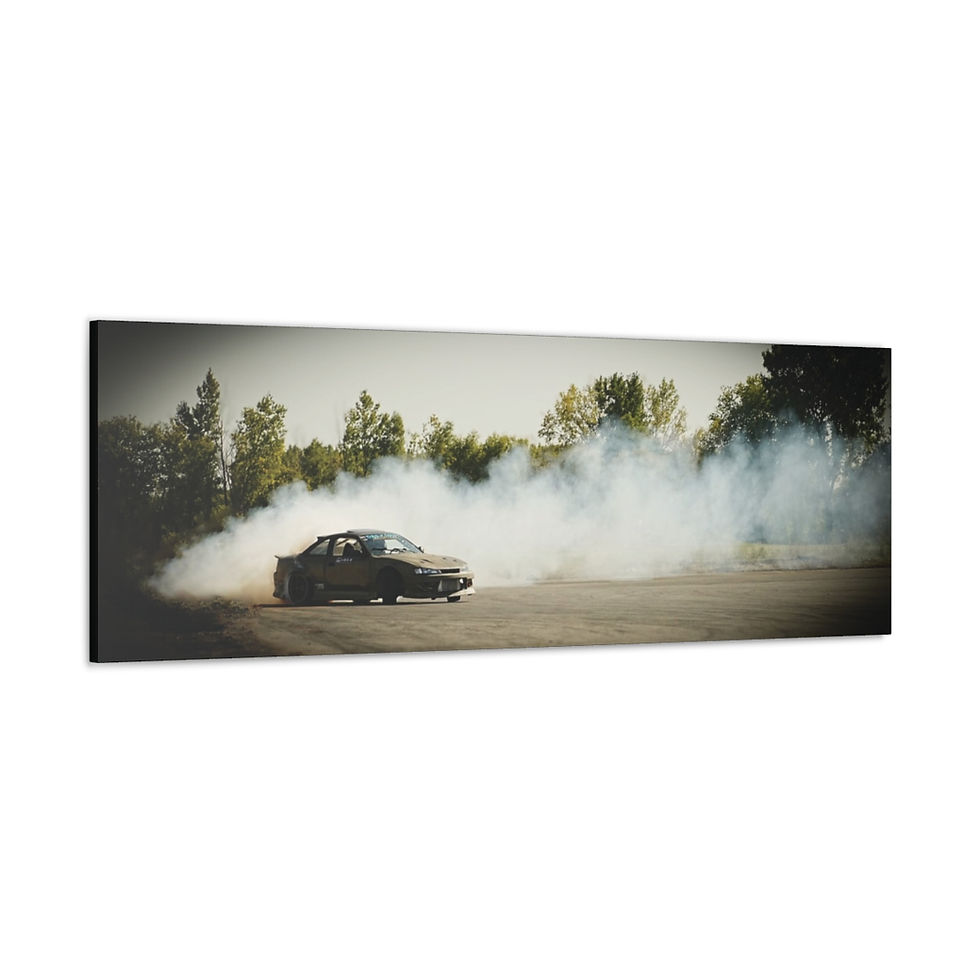 Thumbnail: offset view of large Drift Missile canvas print