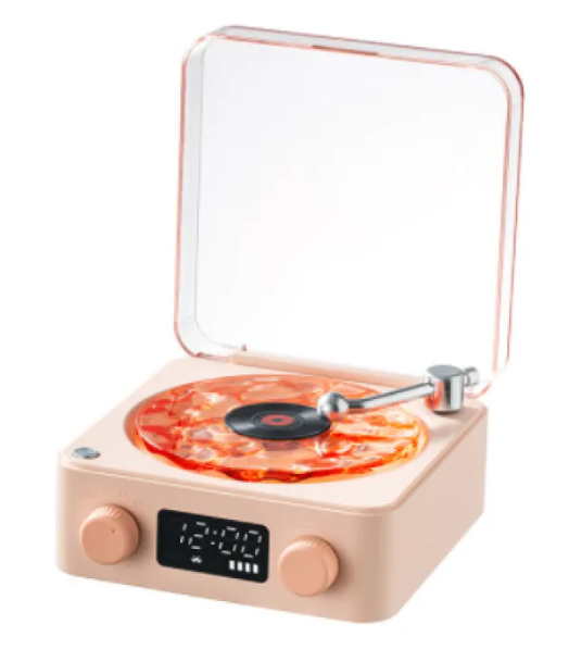 Miniatura: Bluetooth Retro Turntable Speaker with RGB Lights