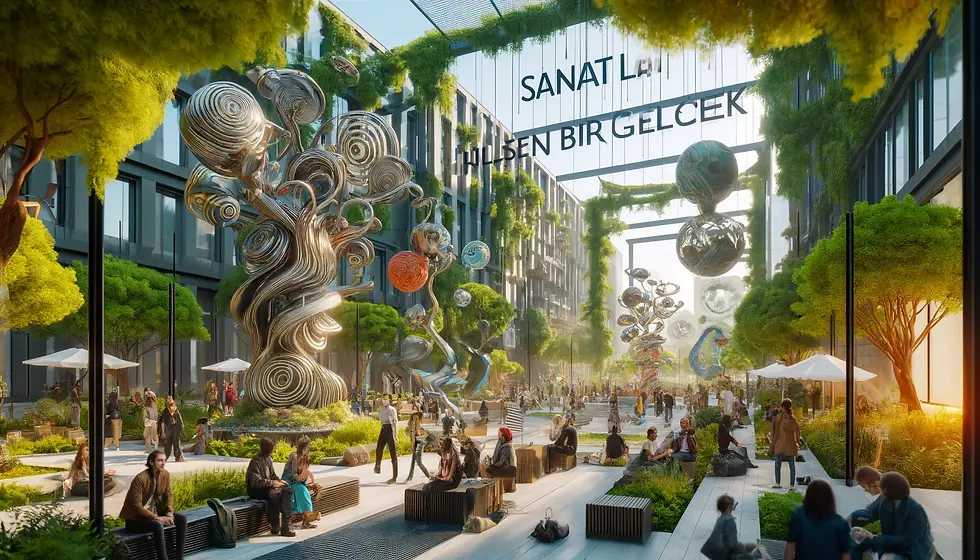 Modern şehir parklarımızda sanatı deneyimleyin ve topluluğun bir parçası olun. Farklı yaş ve geçmişlerden insanlar, çağdaş heykeller ve geleneksel sanat eserleriyle dolu bu yeşil alanlarda buluşuyor. Sanatın birleştirici ve ilham verici gücünü keşfedin. Doğanın ve sanatın harmanlandığı bu ortamda, güneşli bir günde, hem kendinizi hem de çevrenizi daha iyi anlamanın keyfini çıkarın.