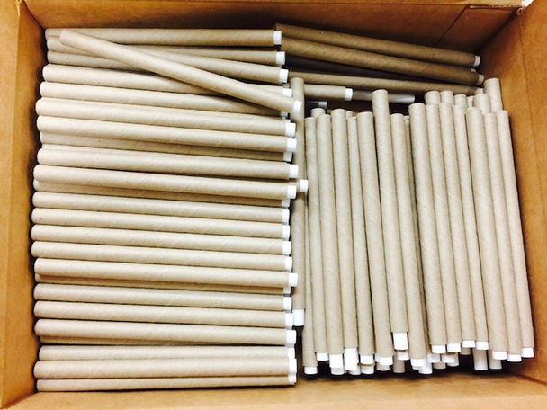 Thumbnail: Crown Bees Spring Mason BeeTubes w/Paper Inserts - 8mm