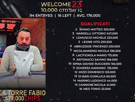 🎇WELCOME 23 10.000GTD - DAY 1C🎇