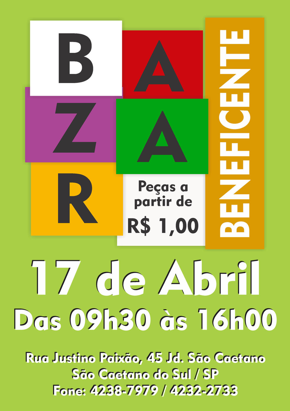 Bazar Beneficente de Abril