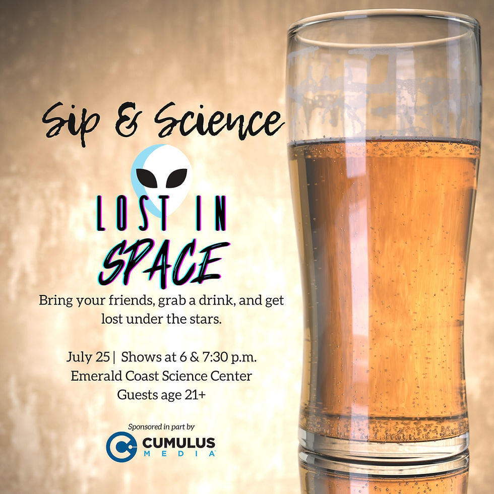 Sip & Science: Lost in Space 7:30 p.m. Show