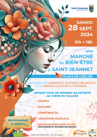 28/09/2024 : 2ème édition du Marché Bien-Être à Saint-Jeannet