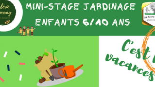 Mini stages enfants :   7 et 8 Juillet 2022   11 et 12 Juillet 2022