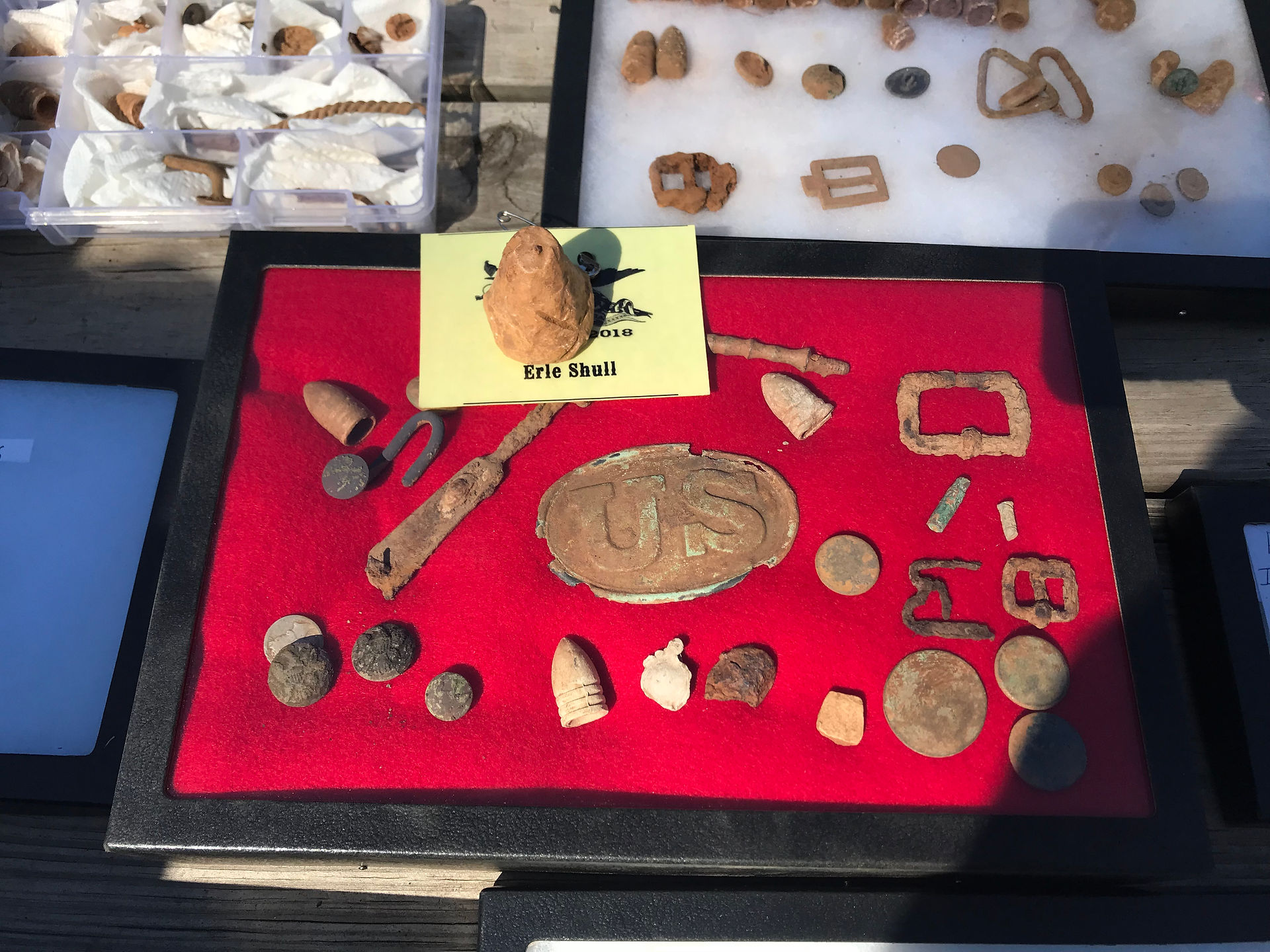 US Plate and Other Relics