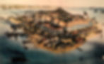 1861 lithograph of Fort Monroe