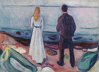 "The Lonely Ones" Edvard Munch, 1906