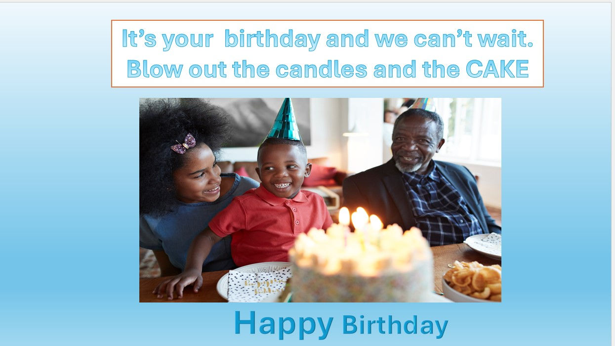 Child's Birthday Cart