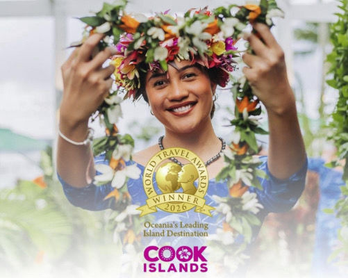 Cook Islands Named Oceania’s Top Island Destination for Fourth Year